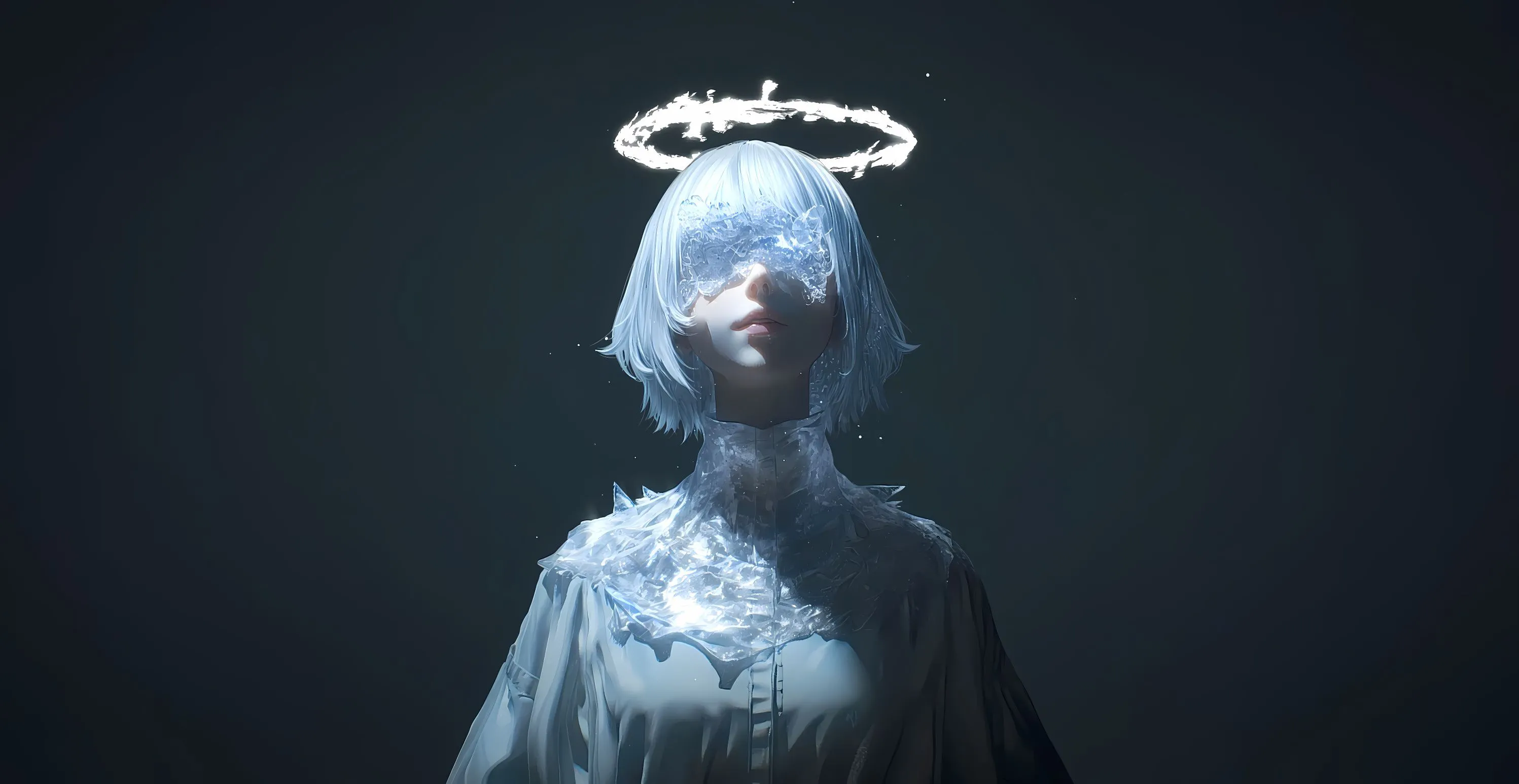 二次元 动漫 天使 光 动漫少女 壁纸预览
