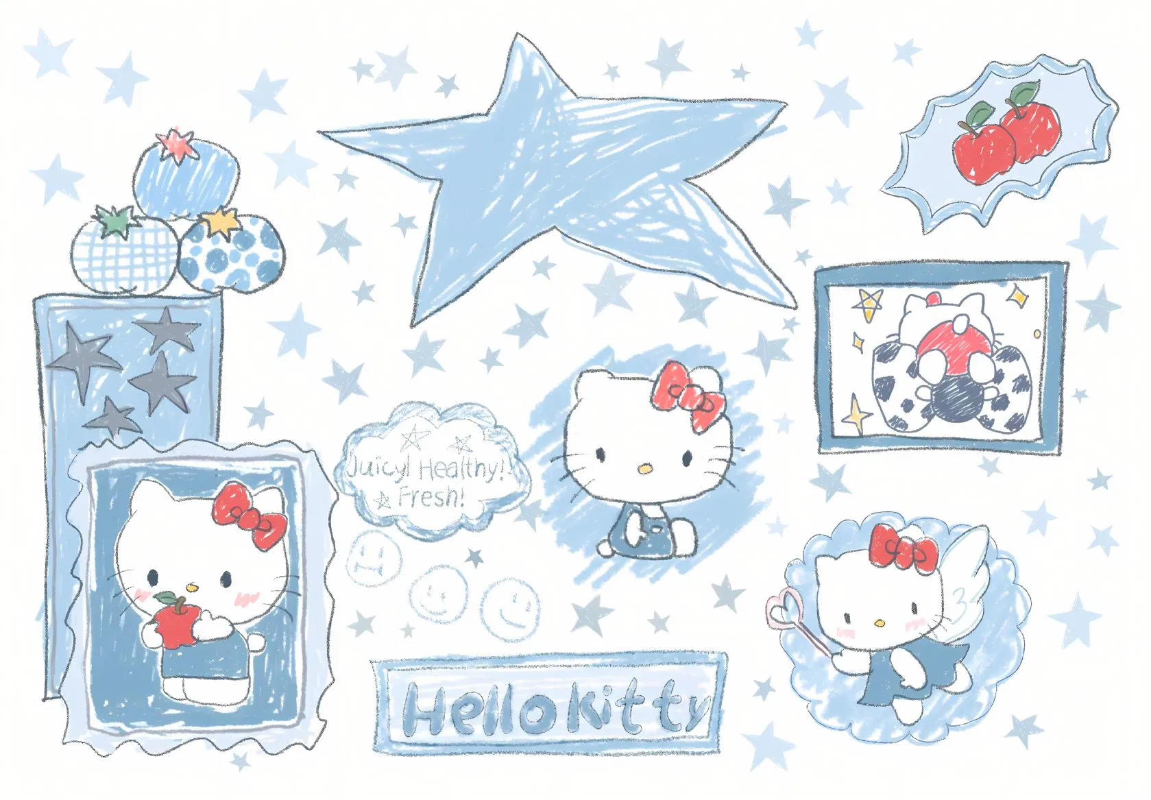 卡通 可爱 三丽鸥家族 少女心 helloKitty 壁纸预览