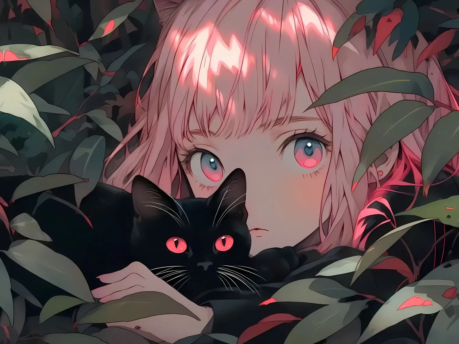 动漫少女 猫猫 绝美 好看 动漫 壁纸预览