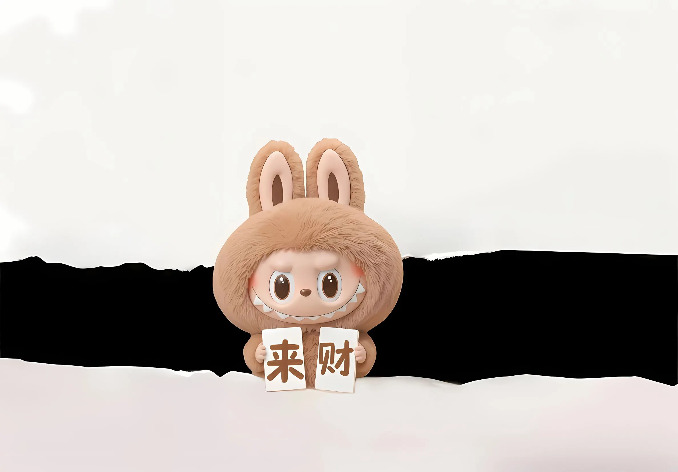 可爱 Labubu 好运 暴富 卡通 壁纸预览