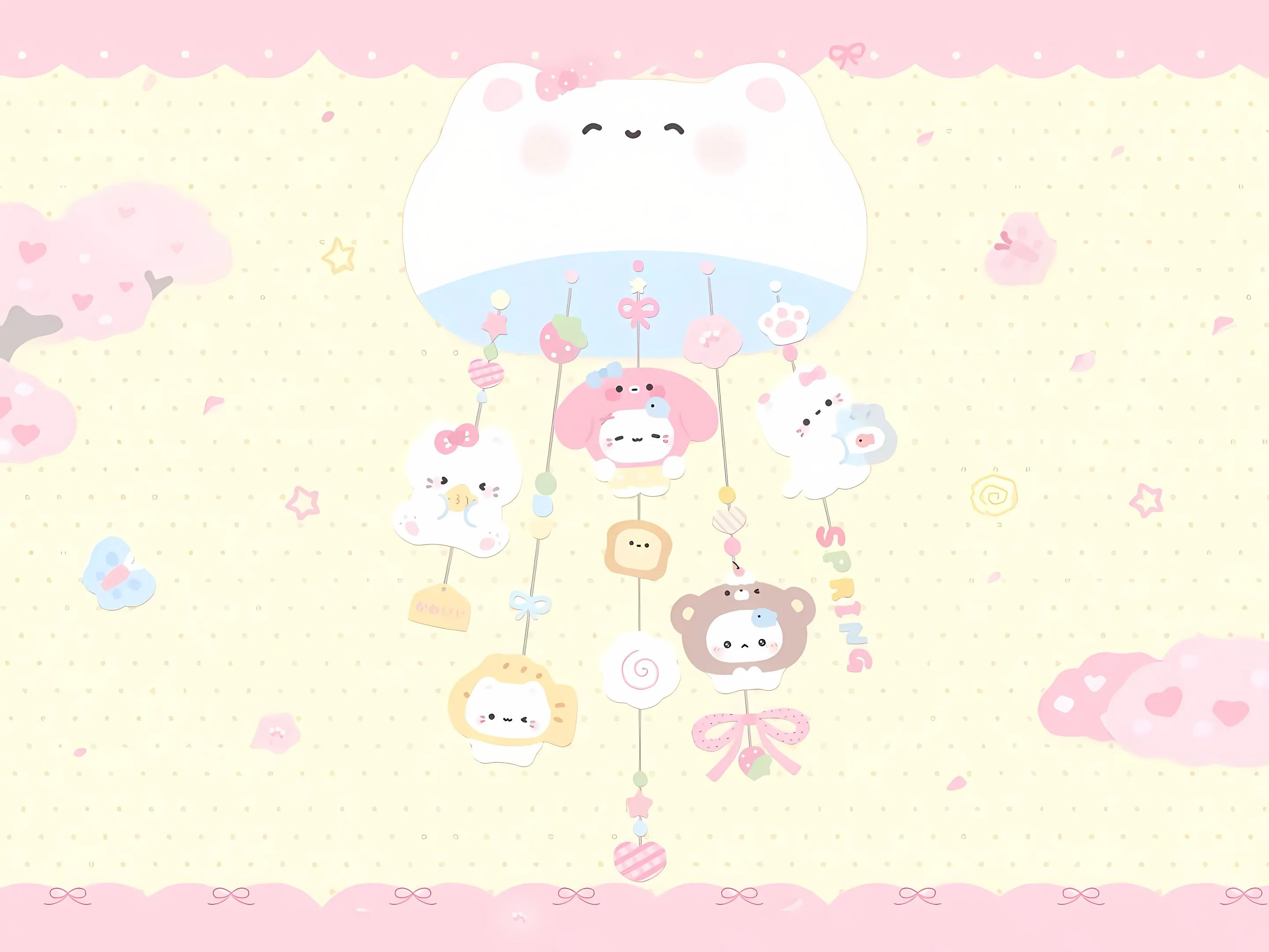 可爱 三丽鸥家族 helloKitty 少女心 卡通 壁纸预览