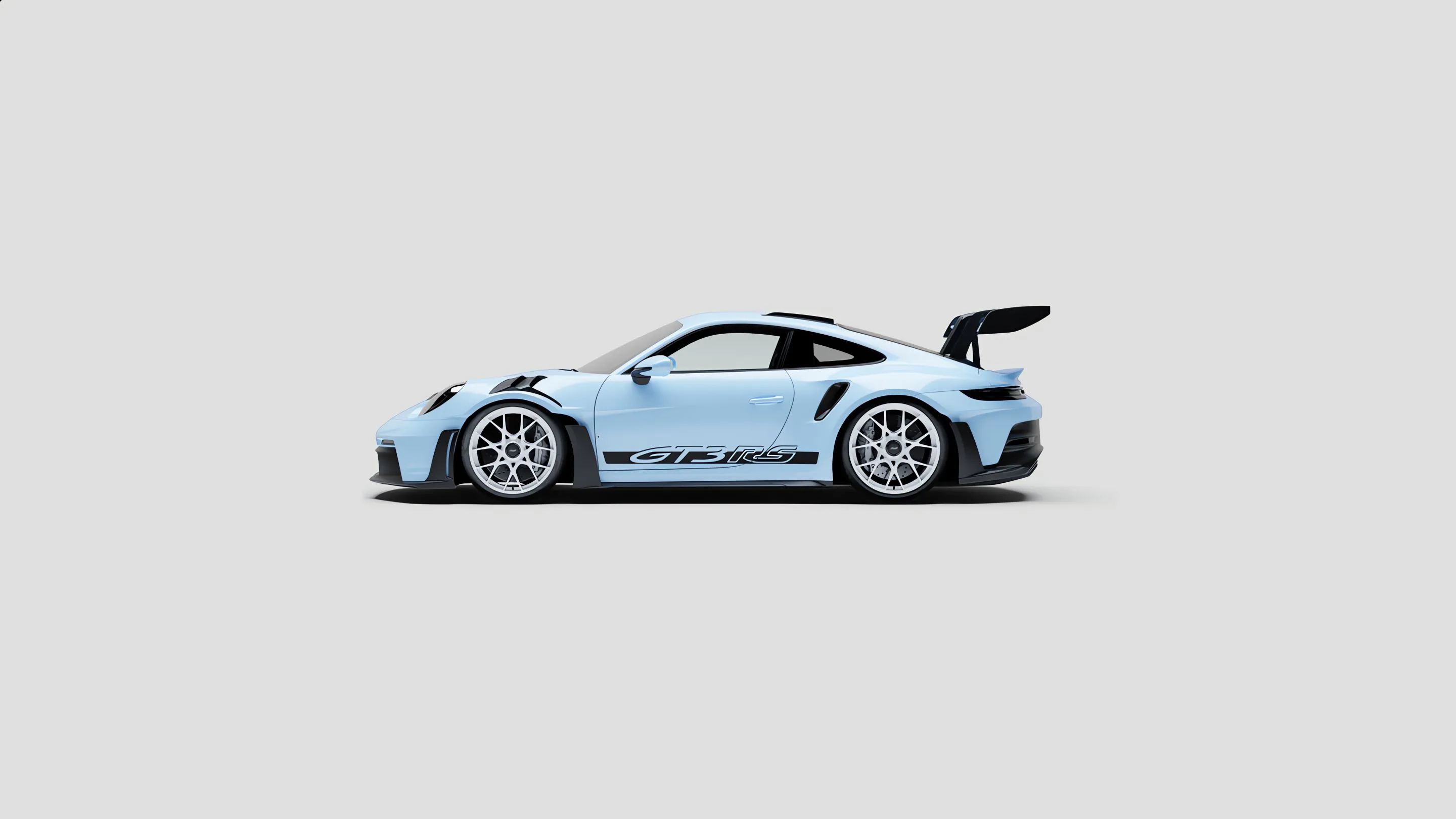 跑车 Meissan Blue Porche 2023(Fixed) Cred- Isle of Car 简约 壁纸预览