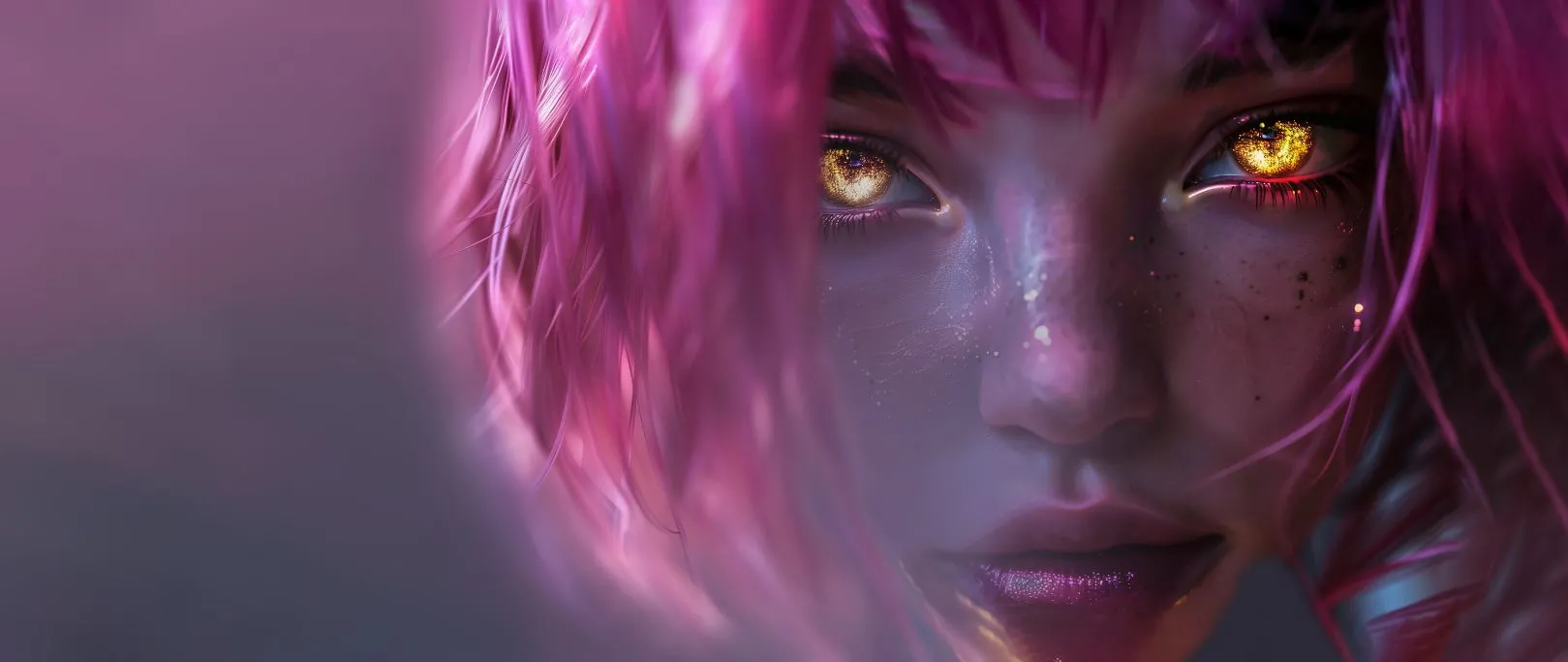 美女 Ender Pink Girl WUHD 粉色 女孩 壁纸预览