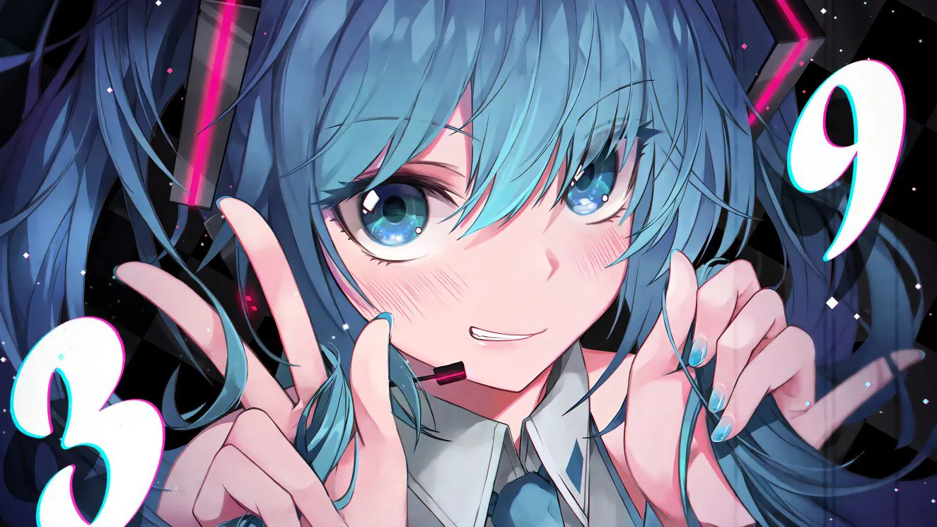 动漫 初音未来 可爱 二次元 壁纸预览