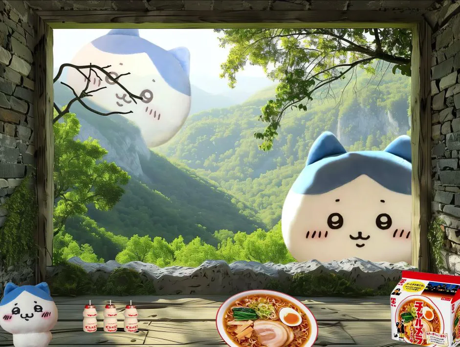拼图 小八 可爱 chiikawa 搞怪 壁纸预览