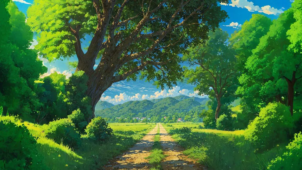 风景 动漫 田园风景 氛围 壁纸预览