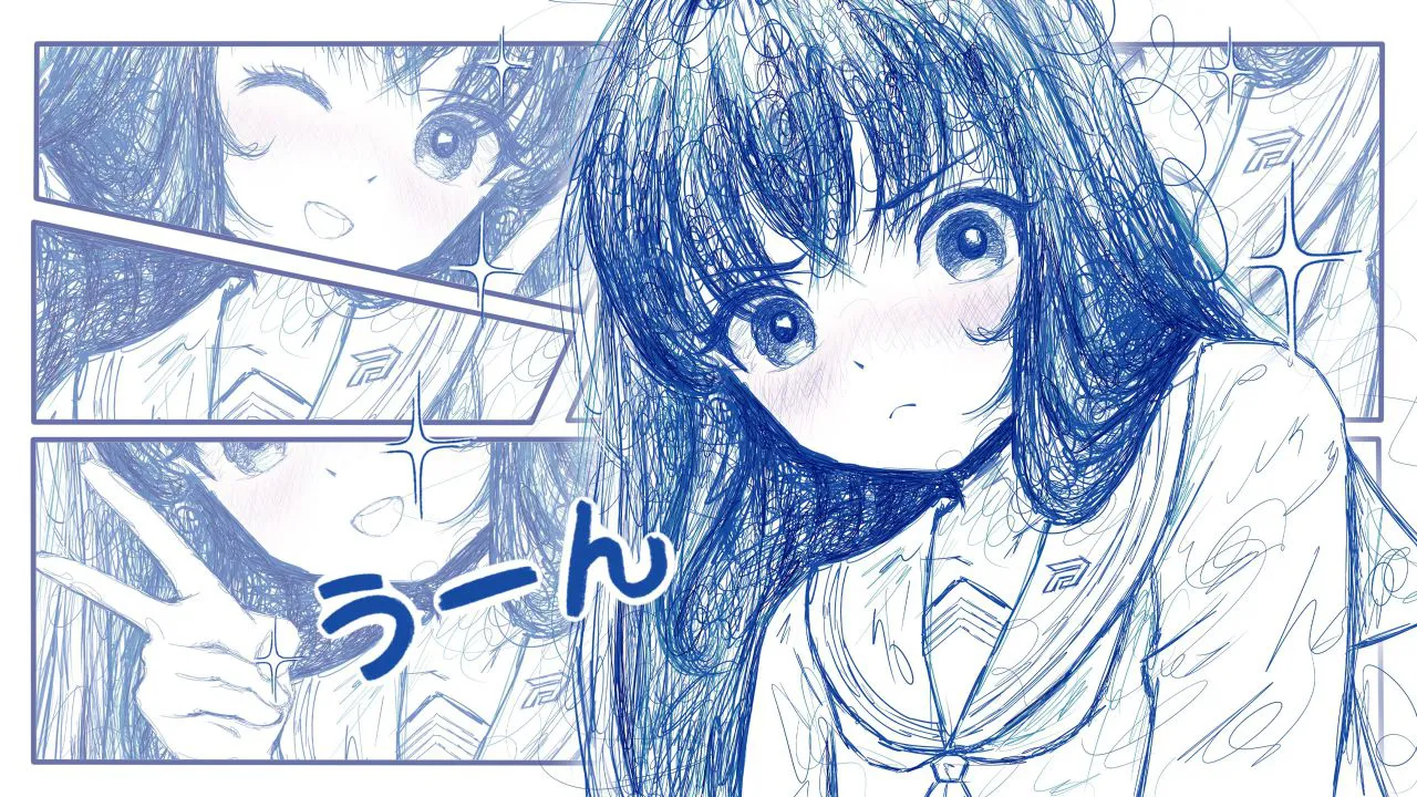 动漫 蓝色 漫画 白泽 壁纸预览