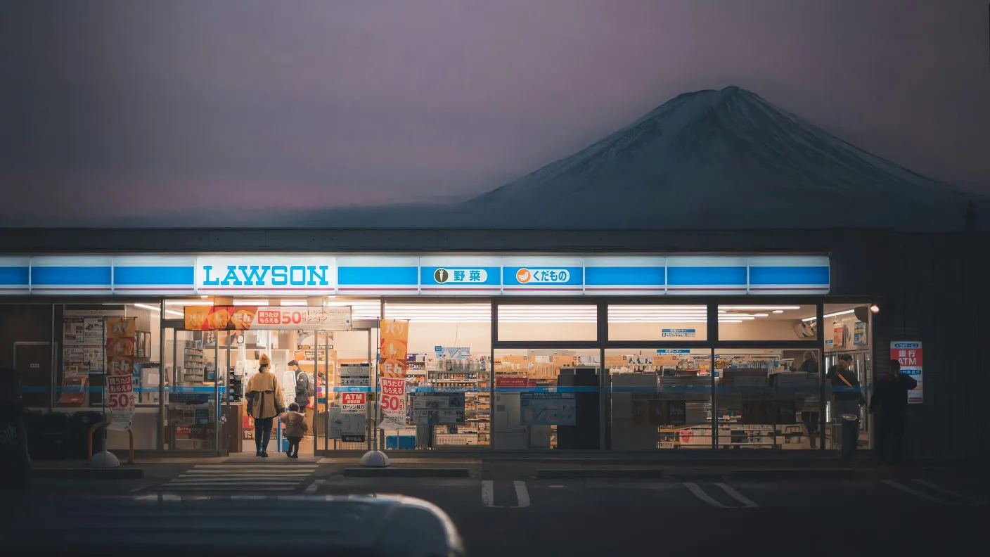 建筑 街角便利店 夜晚 氛围 风景 壁纸预览