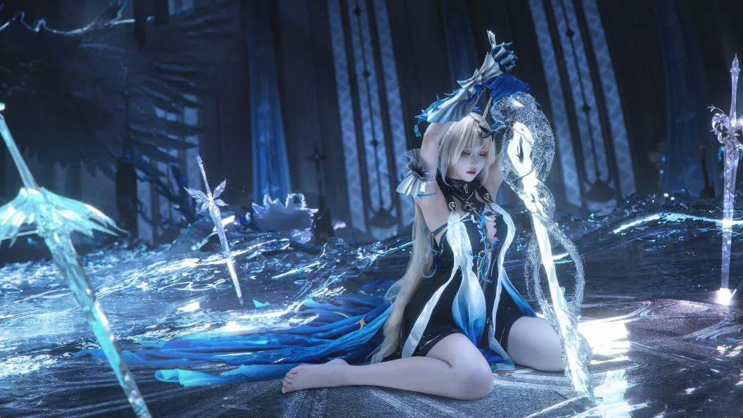 美女 卡提希亚 高颜值 cos 壁纸预览