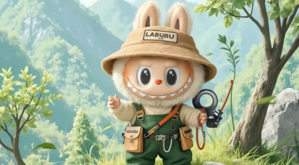 可爱,拉布布,Labubu,春游,卡通(分类) 壁纸预览