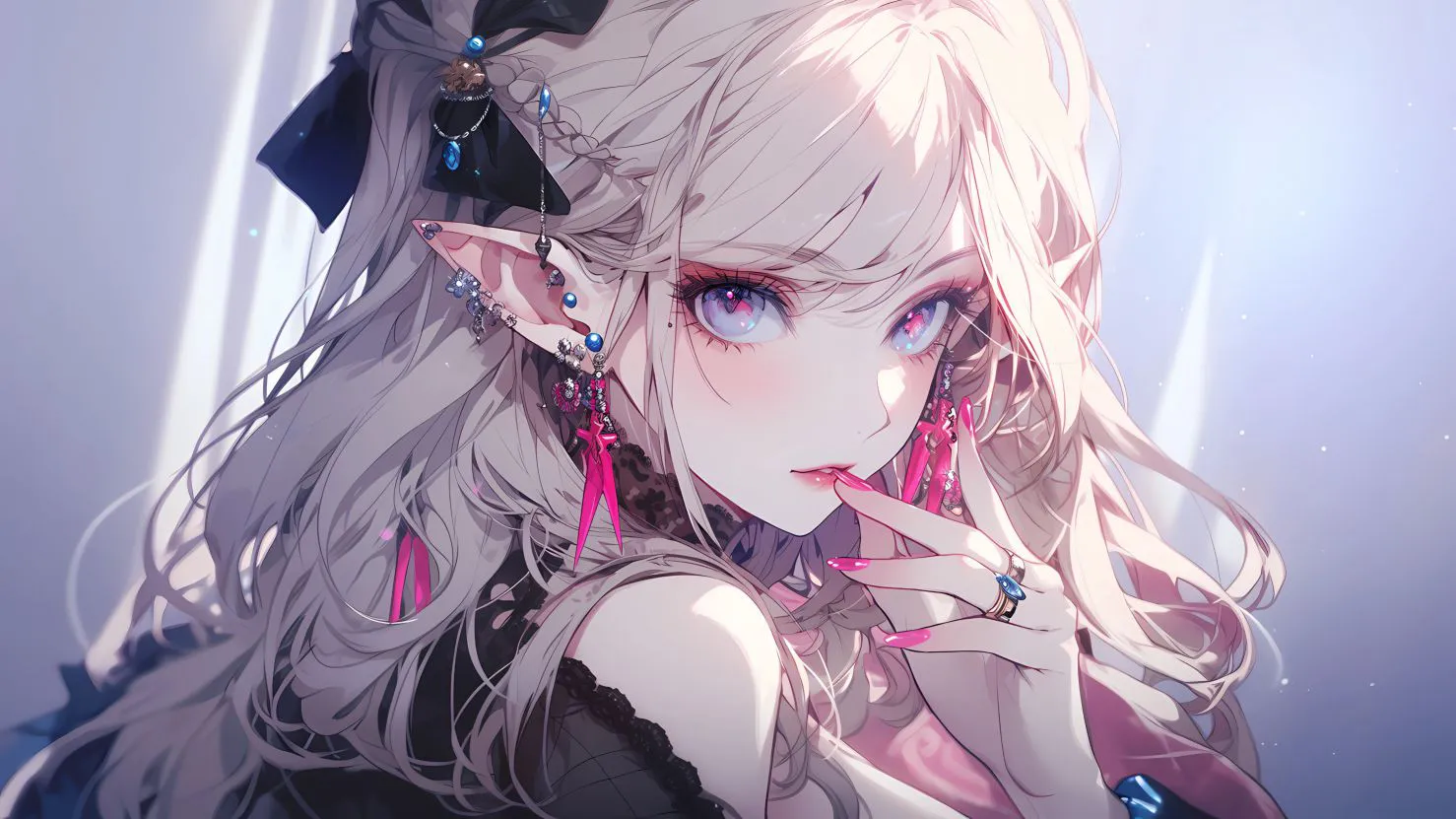二次元 动漫 妖姬 动漫少女 可爱 壁纸预览