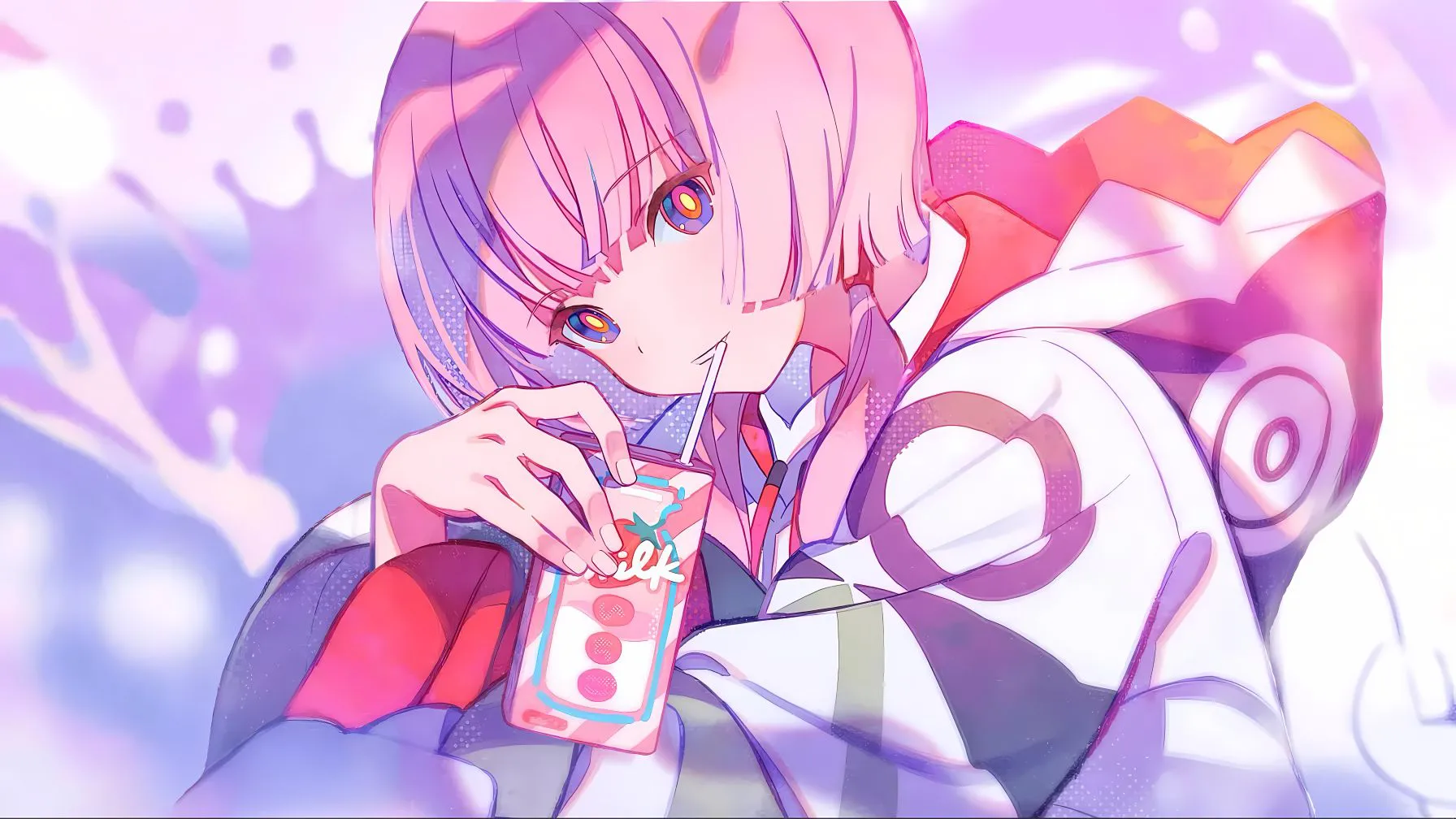 动漫 二次元 浪漫 少女 粉色系 壁纸预览