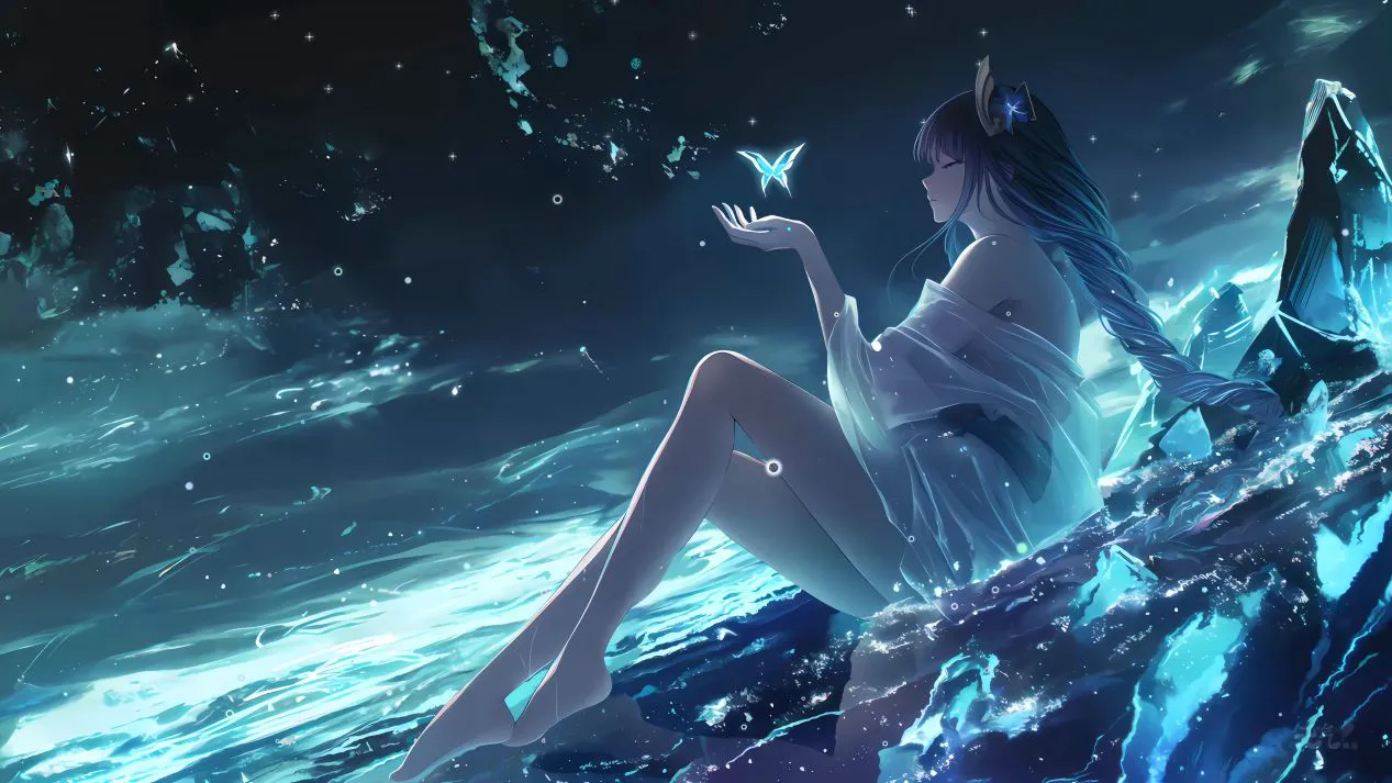 二次元 动漫 雷电将军 好看 动漫少女 壁纸预览