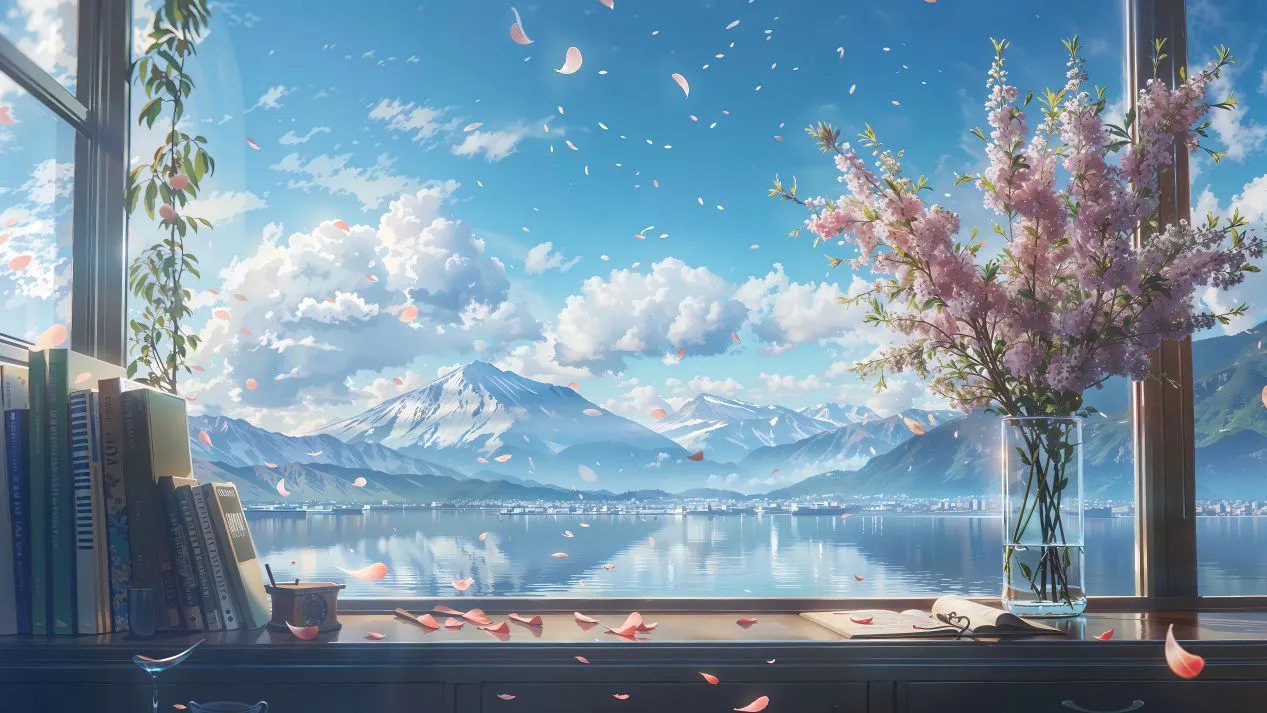 ins风 风景 惬意时光 动漫场景 唯美 壁纸预览