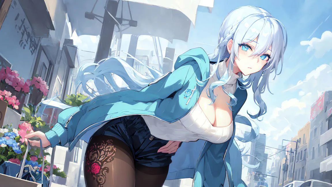 动漫少女 动漫 未亡人の雪女 元气少女 性感 壁纸预览