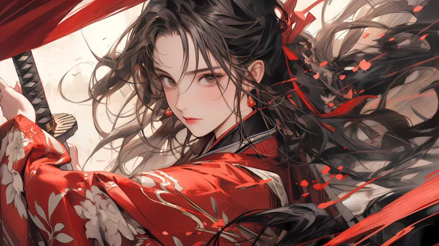 二次元 唯美 国风 回眸 动漫 壁纸预览