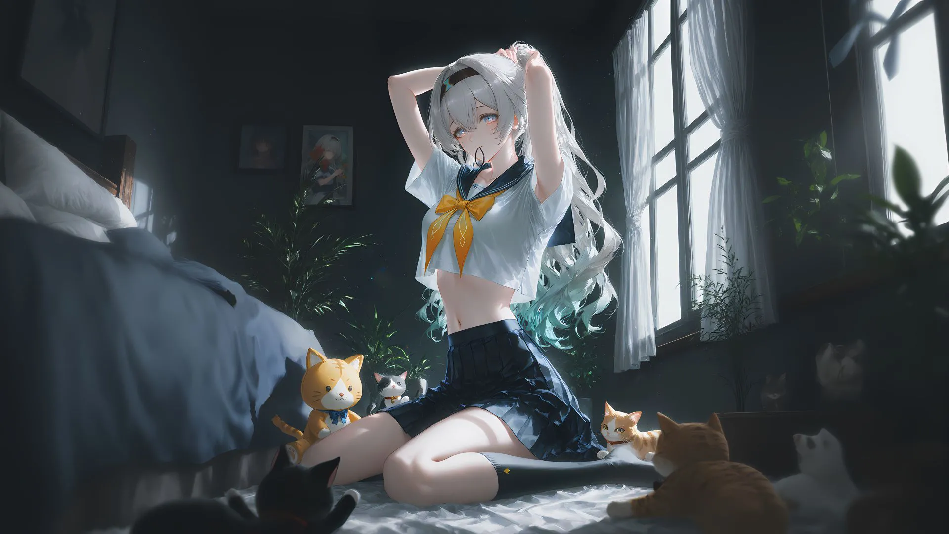 动漫 流萤 动漫少女 性感 高颜值 壁纸预览
