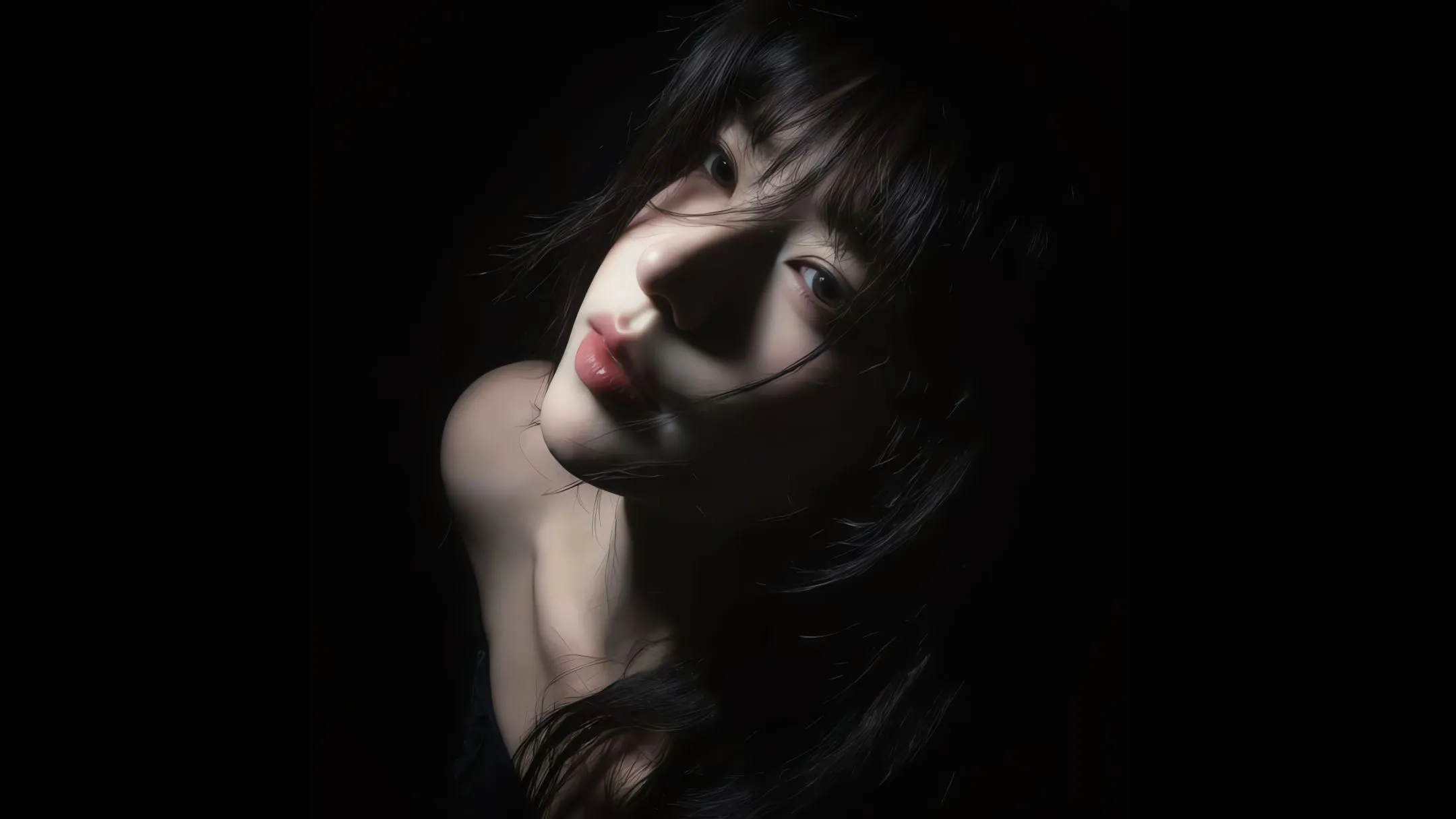 高颜值 氛围 李擎洲 美女 壁纸预览