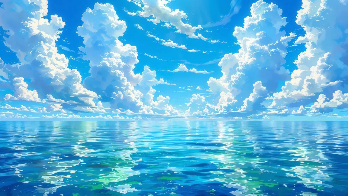 二次元 动漫 Anime Sea 风景 动漫场景 壁纸预览