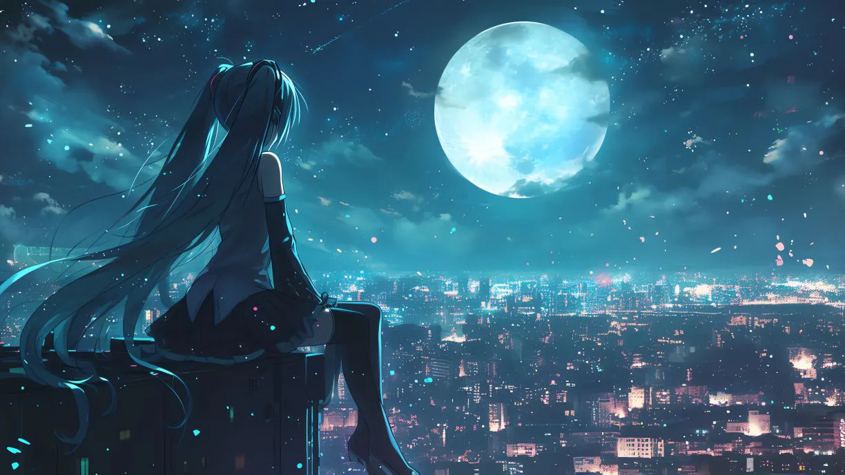 初音未来 动漫少女 二次元 元气少女 动漫 壁纸预览