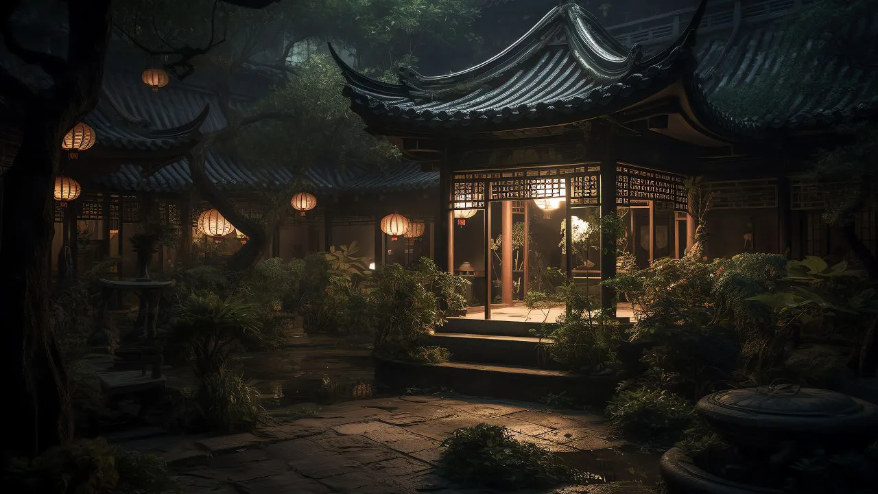 插画 风景 夜晚 ins风 壁纸预览