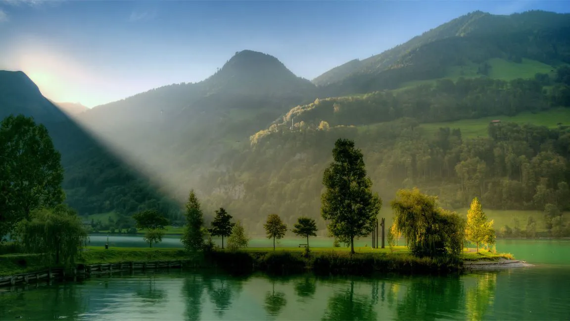 风景 云和山风景 大自然 壁纸预览