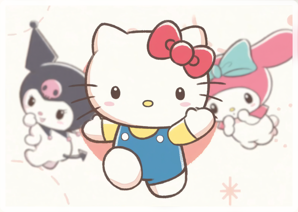 可爱 卡通 helloKitty 壁纸预览