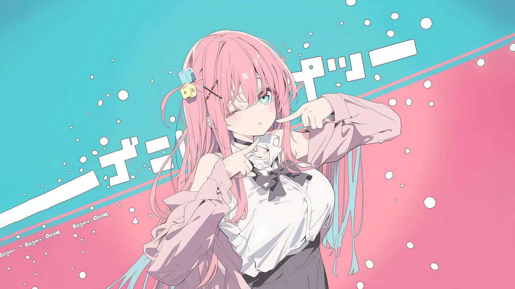 动漫少女 二次元 个性少女 动漫 波奇-孤独摇滚 壁纸预览