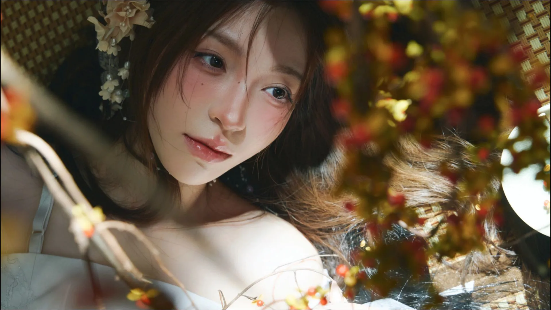 人物写真 高颜值 美人 美女 love it.full peaceful 壁纸预览