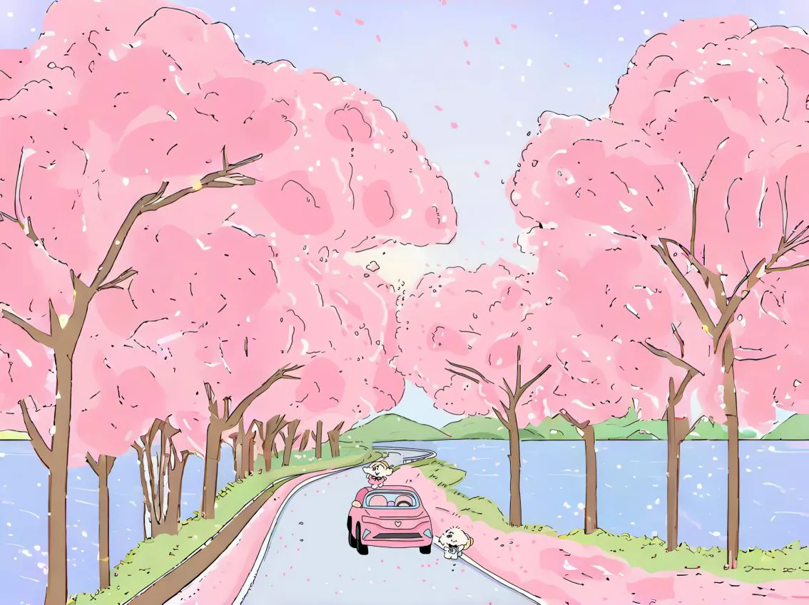 油画 浪漫 童话 插画 壁纸预览