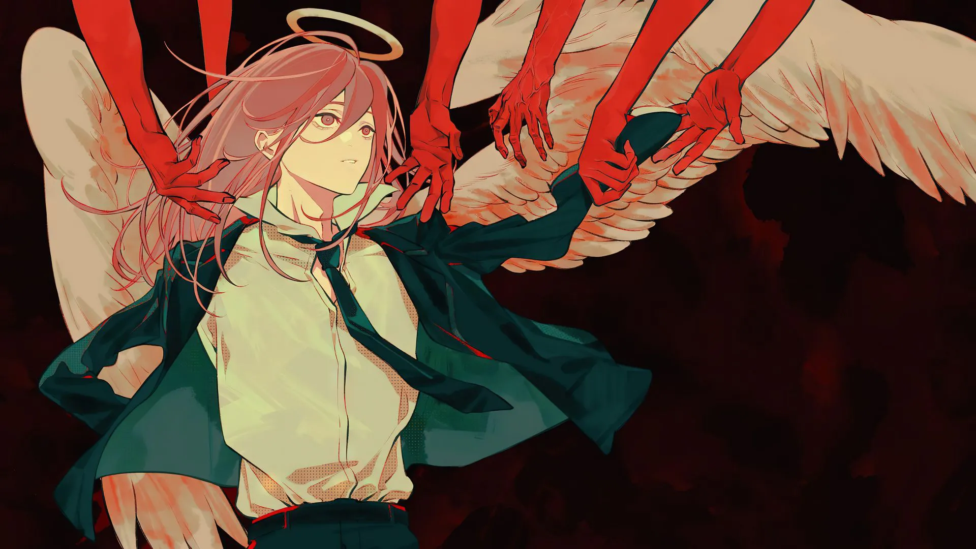 动漫少女 二次元 个性 动漫 Angel Devil [Chainsaw Man] 壁纸预览