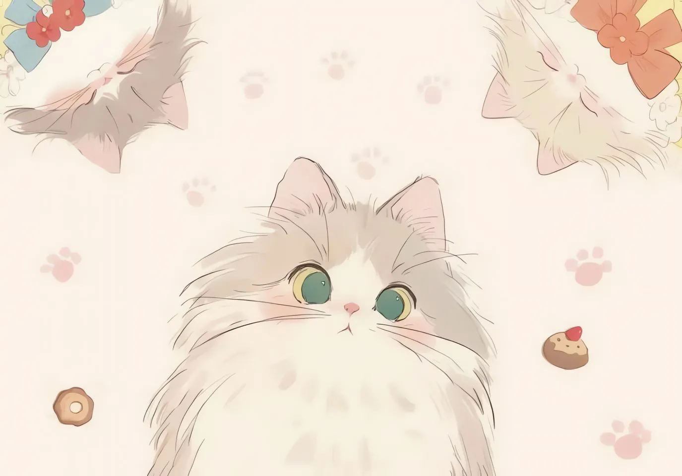 少女心 套图 纯色 卡哇伊 可爱 壁纸预览