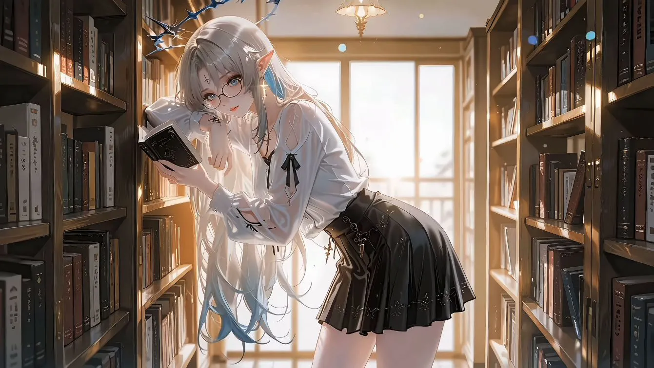二次元 动漫少女 可爱 动漫 图书馆卡提希娅 壁纸预览