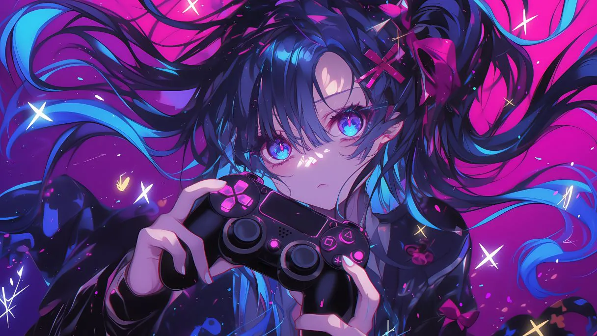 动漫少女 二次元 个性少女 动漫 Chroma Maiden-dy@Wallpapere 日精选 壁纸预览