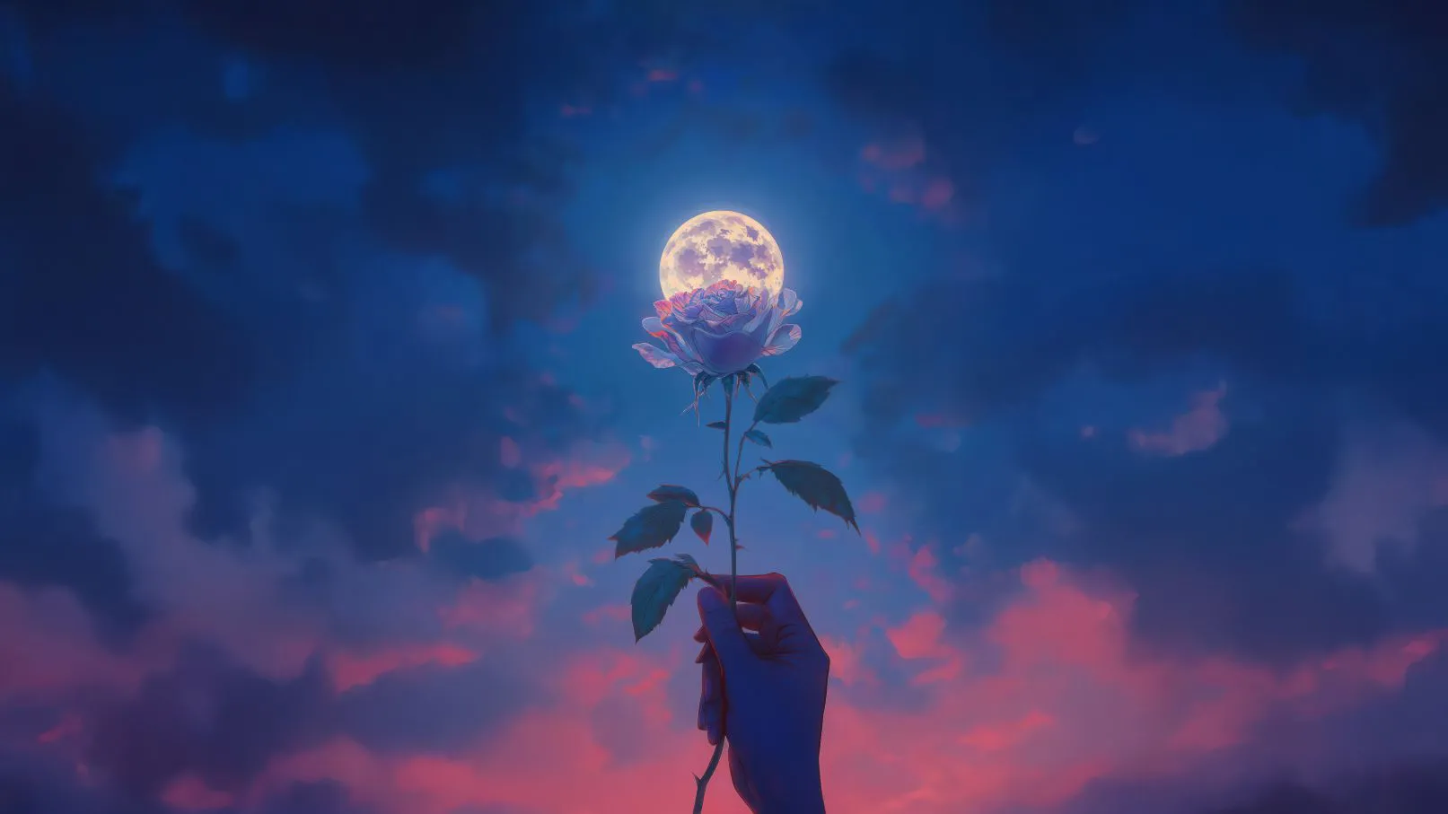 动漫 二次元 Petals Of The Moon [4K] 壁纸预览