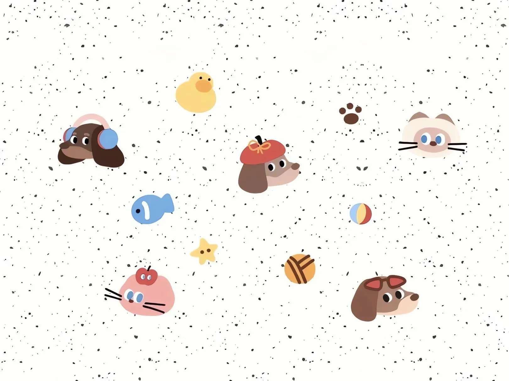 可爱 简约 艺术 动画 卡通 壁纸预览