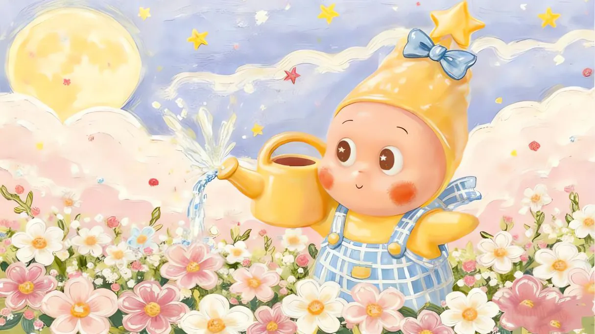 卡通 可爱 治愈 星星人 壁纸预览