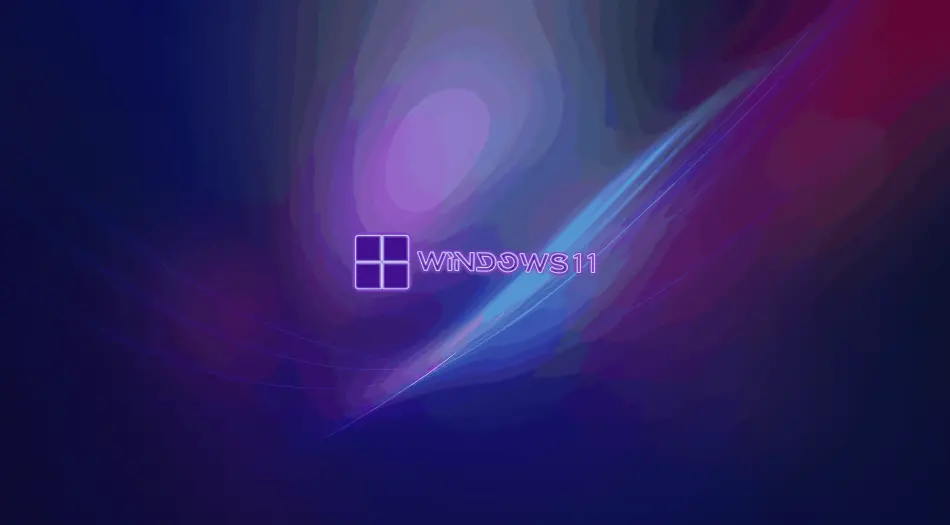 Windows11,抽象,紫色,蓝色,流体艺术,科技感,极简,霓虹光效 壁纸预览